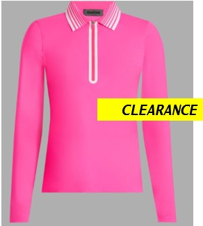 G/FORE APARREL SILKY TECH NYLON QUARTER ZIP POLO