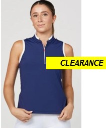 Sofibella Wild Flowers Women's Sleeveless Top in Navy