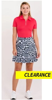 Sofibella Golf Colors Vichy Patch Skort 18"