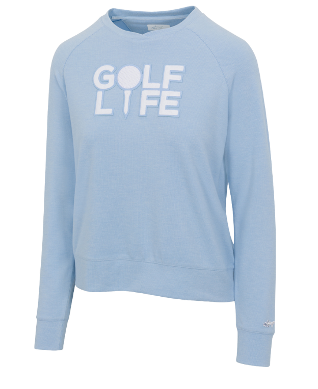 Greg Norman Golf Life Crewneck (Multiple Colors)