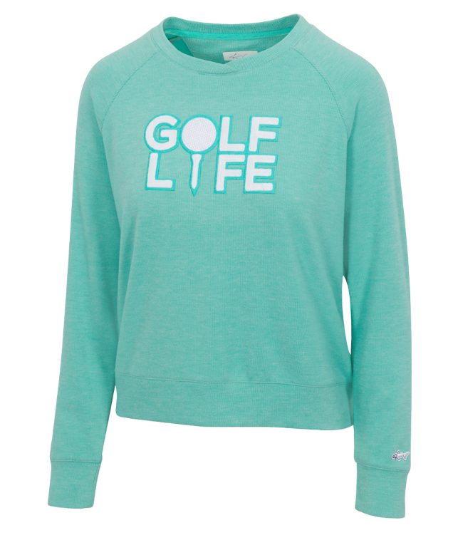 Greg Norman Golf Life Crewneck (Multiple Colors)