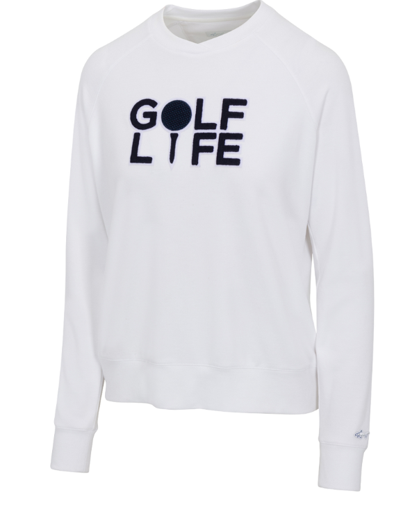 Greg Norman Golf Life Crewneck (Multiple Colors)