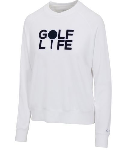 Greg Norman Golf Life Crewneck (Multiple Colors)