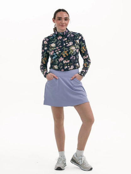 FORAY Core Crinkle Pleat Skirt 15.5"