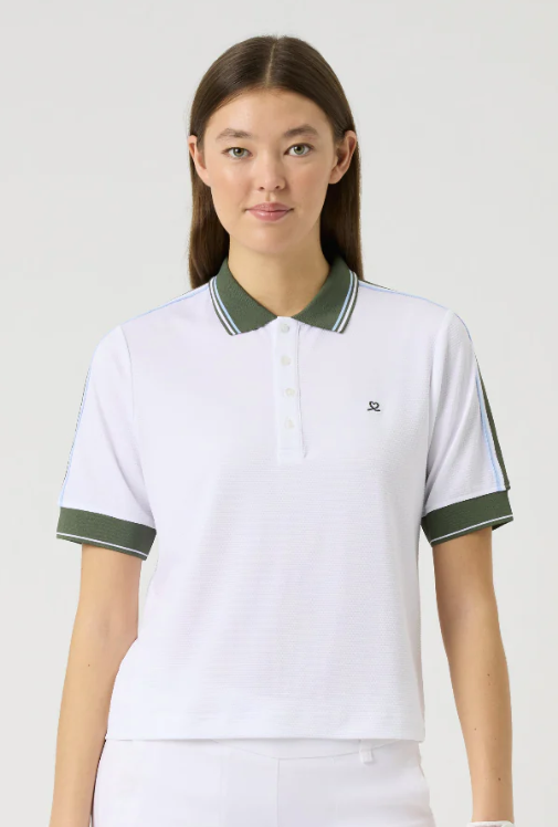 Daily Sports HARMONY WHISPERS Cropped Half Sleeve Polo