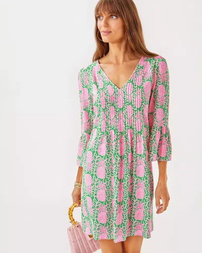LILLY PULITZER Danika 3/4 Sleeve Tunic Dress 35.5"