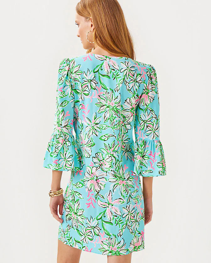 LILLY PULITZER Danika 3/4 Sleeve Tunic Dress 35.5"