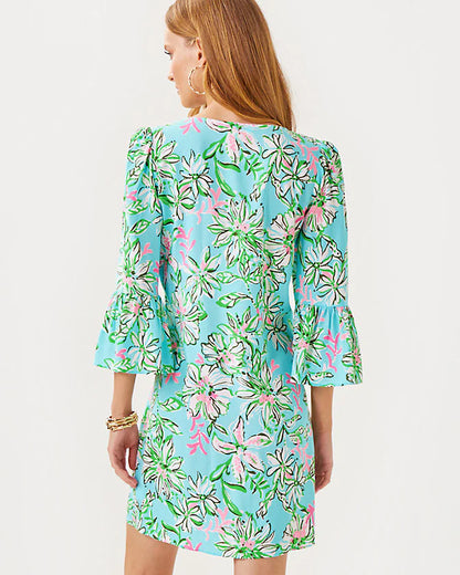 LILLY PULITZER Danika 3/4 Sleeve Tunic Dress 35.5"
