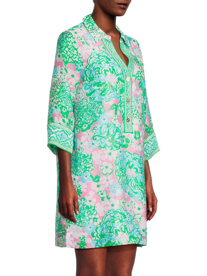LILLY PULITZER Daphnie 3/4 Sleeve Tunic Dress