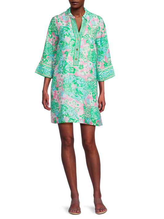 LILLY PULITZER Daphnie 3/4 Sleeve Tunic Dress