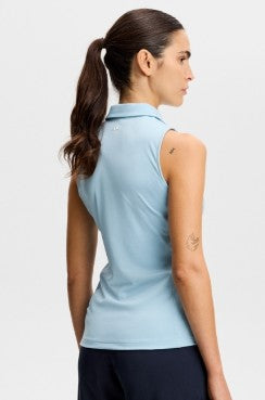 J.Lindenberg Dena Solid Sleeveless Polo (Multiple Colors)