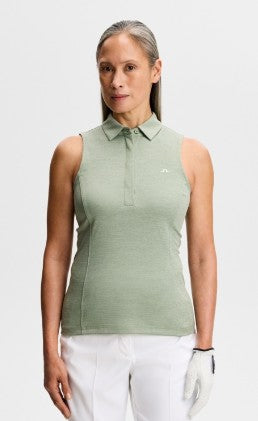 J.Lindenberg Dena Solid Sleeveless Polo (Multiple Colors)
