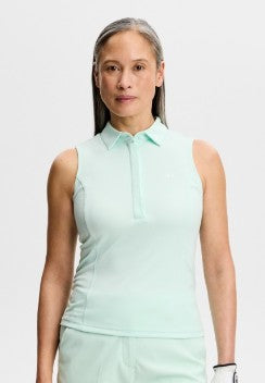 J.Lindenberg Dena Solid Sleeveless Polo (Multiple Colors)