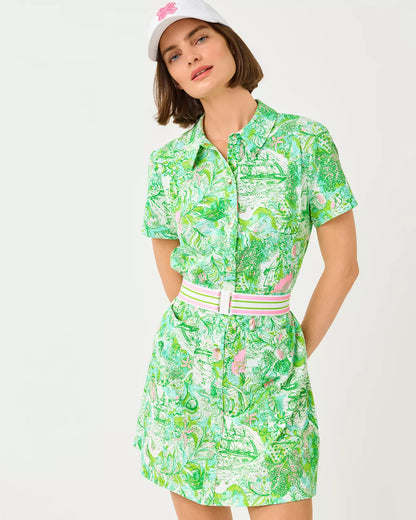 LILLY PULITZER UPF 50+ Luxletic Dominica Short Sleeve Dress