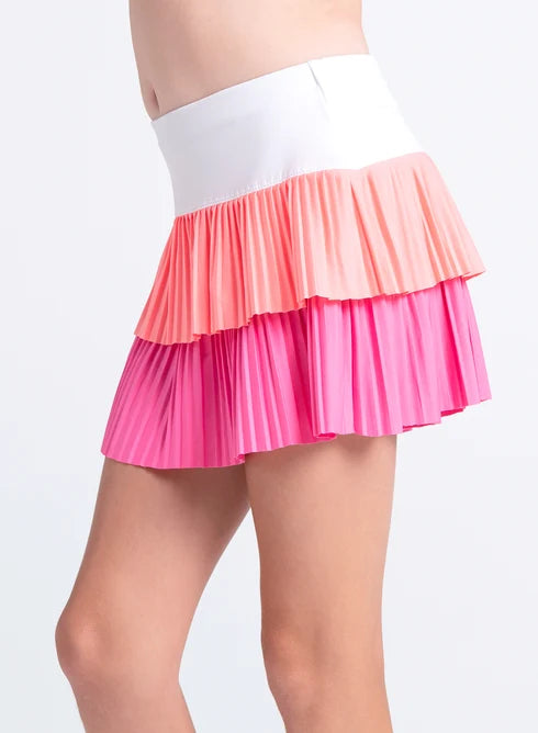 Lucky in Love Youth Doubles Pleated Skirt