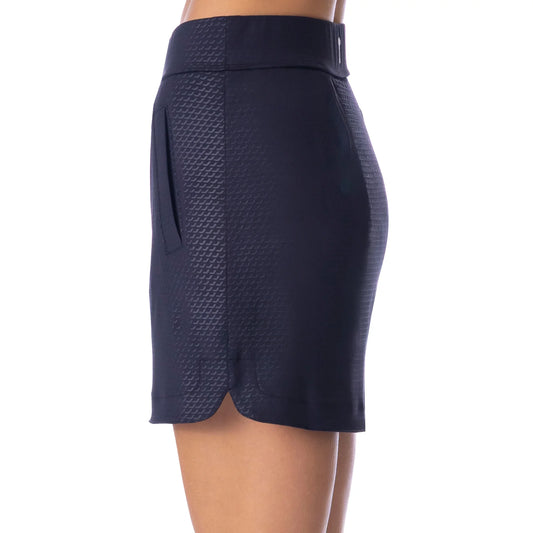 Belyn Key FAIRBANKS Embossed Skort 15.25"