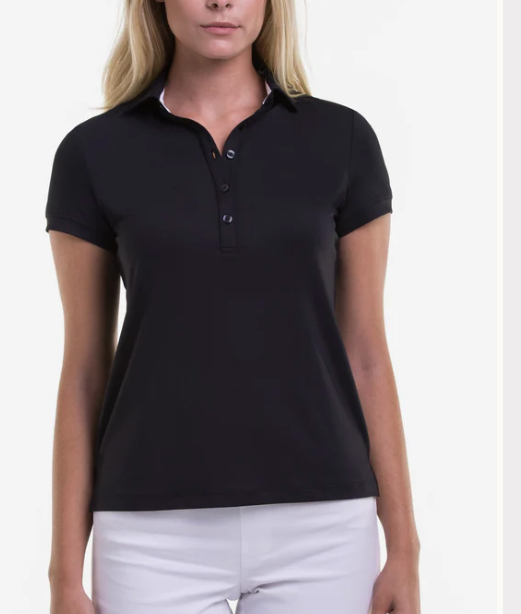 Fairway & Greene CLAIRE POLO Black