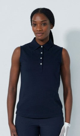 Daily Sports Fairway Pink Pansy Sleeveless Polo (Multiple Colors)