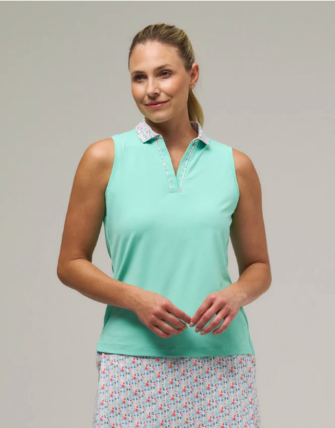 Fairway & Greene Sleeveless Polo Paradise