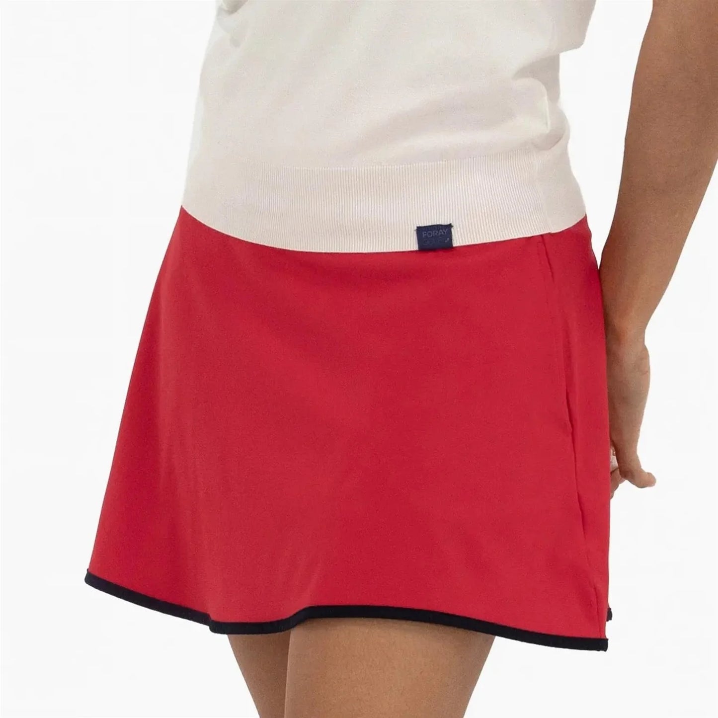 FORAY Flare Skirt Red 17"