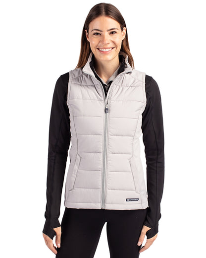 Cutter & Buck Evoke Honeycomb Fleece Water Resistant Vest (Multiple Colors)