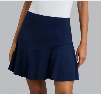 IBKUL Solid Flounce Skort 16" (Multiple Colors)