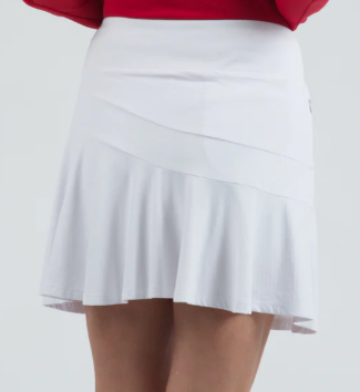 IBKUL Solid Flounce Skort 16" (Multiple Colors)