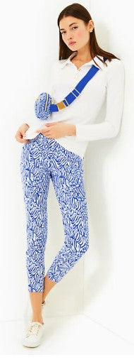 LILLY PULITZER Frida Scallop Long Sleeve Polo