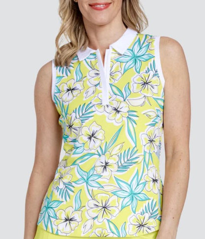 Tail LIMELIGHT SHIMMER Gene Sleeveless Top