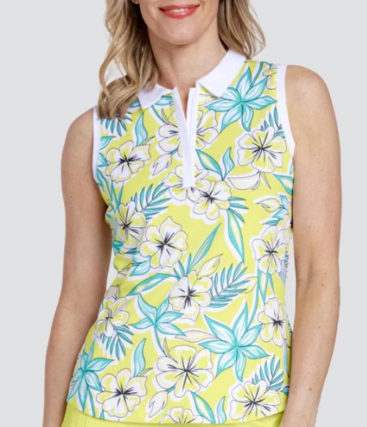 Tail LIMELIGHT SHIMMER Gene Sleeveless Top