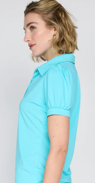 G Lifestyle Puffy Short Sleeve Polo (Multiple Colors)