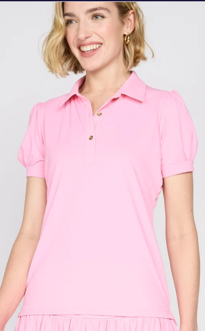 G Lifestyle Puffy Short Sleeve Polo (Multiple Colors)