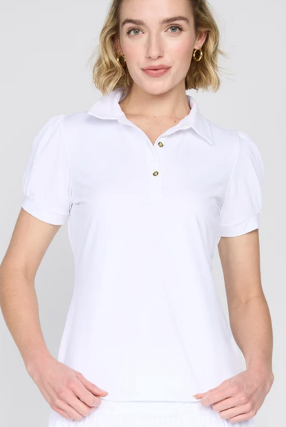 G Lifestyle Puffy Short Sleeve Polo (Multiple Colors)