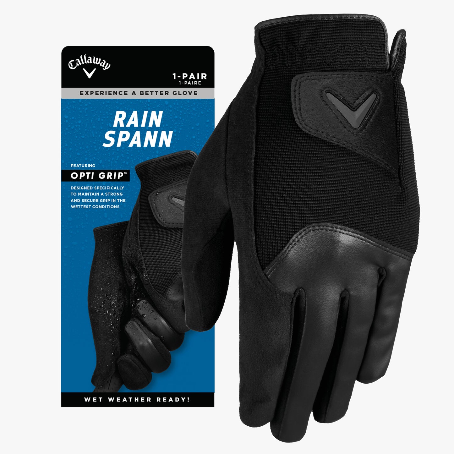Callaway Apparel Womens Rain Spann Golf Gloves