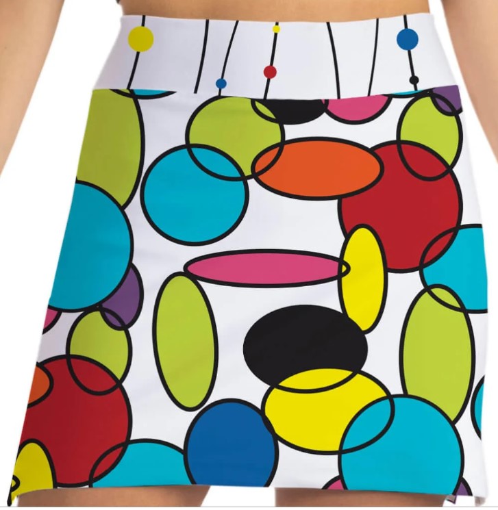 Skort Obsession GOING IN CIRCLES SKORT 17"