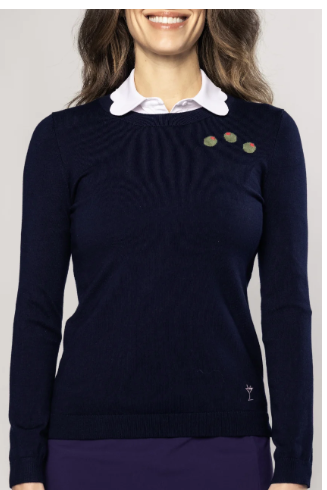 Golftini Olives Crewneck Sweater