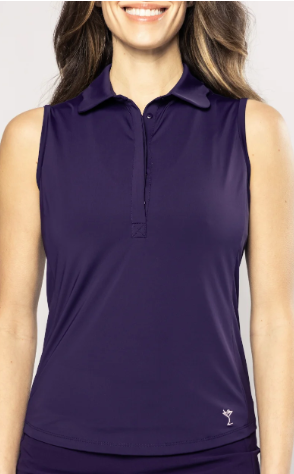 GOLFTINI Sleeveless Darling Polo (Multiple Colors)