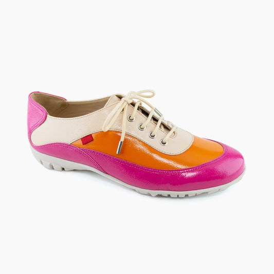 Marc Joseph Hampton Golf Shoe - Sunrise Glow Svelte Patent