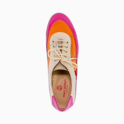 Marc Joseph Hampton Golf Shoe - Sunrise Glow Svelte Patent
