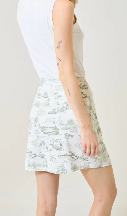 GG BLUE GREENWICH GARDEN Harlo Skort 17.5"