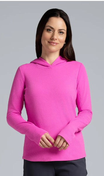 IBKUL Solid Popcorn Stitch 1/4 Zip Pullover (Multiple Colors)