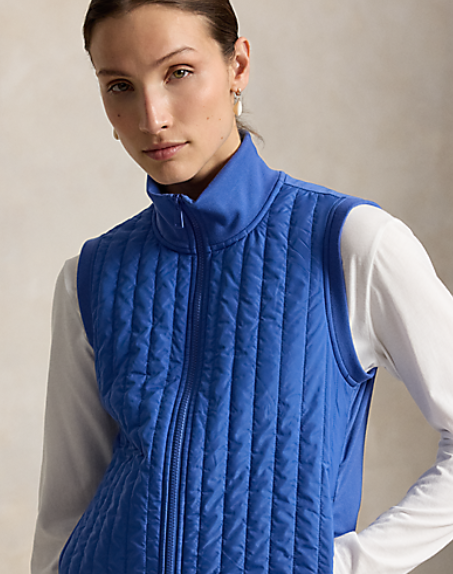 Ralph Lauren RLX TECH TERRY QUILTED HYBRID FULL-ZIP (NEW COLORS)
