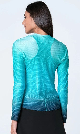 Lucky in Love EYELET YOU WIN IT Long Sleeve in It to Win It Top