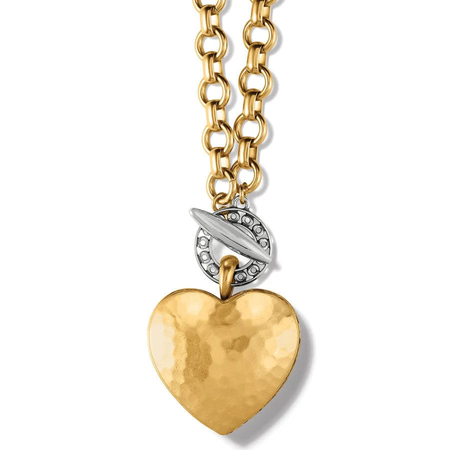 Brighton Inner Circle Heart Toggle Necklace