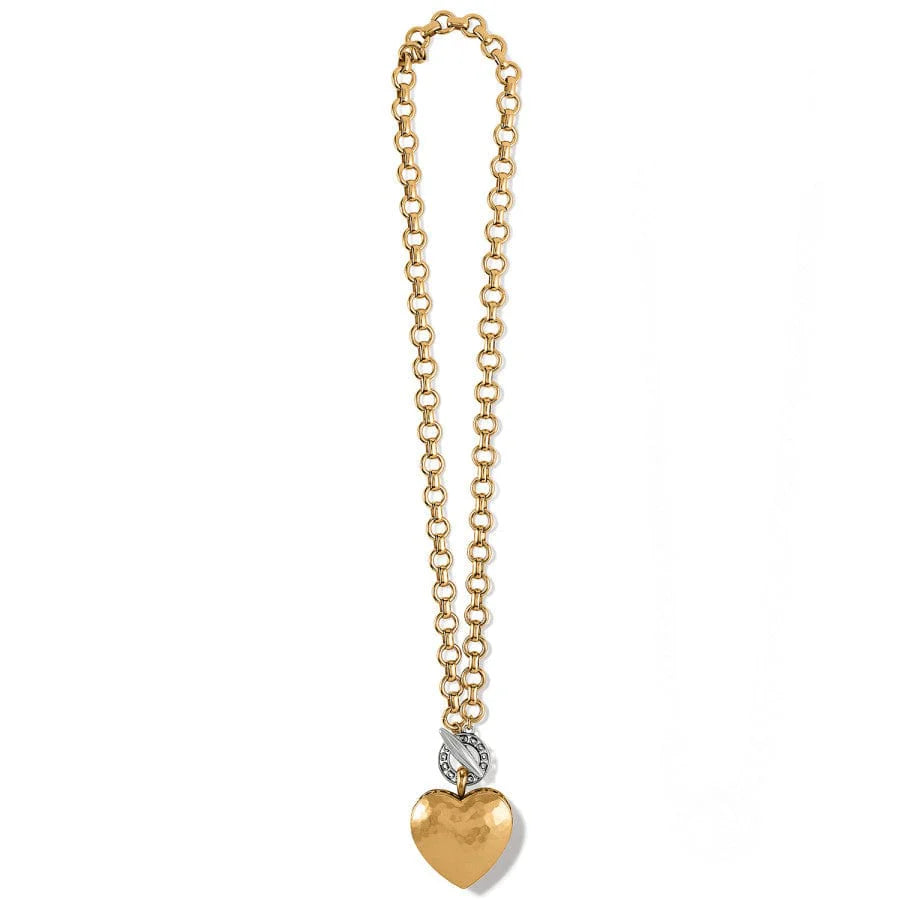 Brighton Inner Circle Heart Toggle Necklace