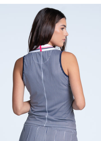Lucky in Love PREPPY GOLF PLEASE Ivy Club Sleeveless Polo