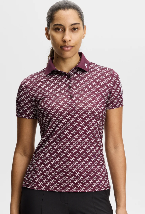 J.Lindeberg  Short Sleeve Tour Tech Print Polo (Multiple Colors)
