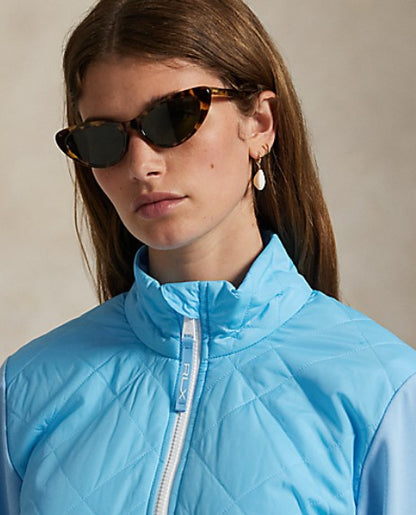 Ralph Lauren RLX TECH TERRY QUILTED HYBRID CROPPED JACKET (MULTIPLE COLORS)