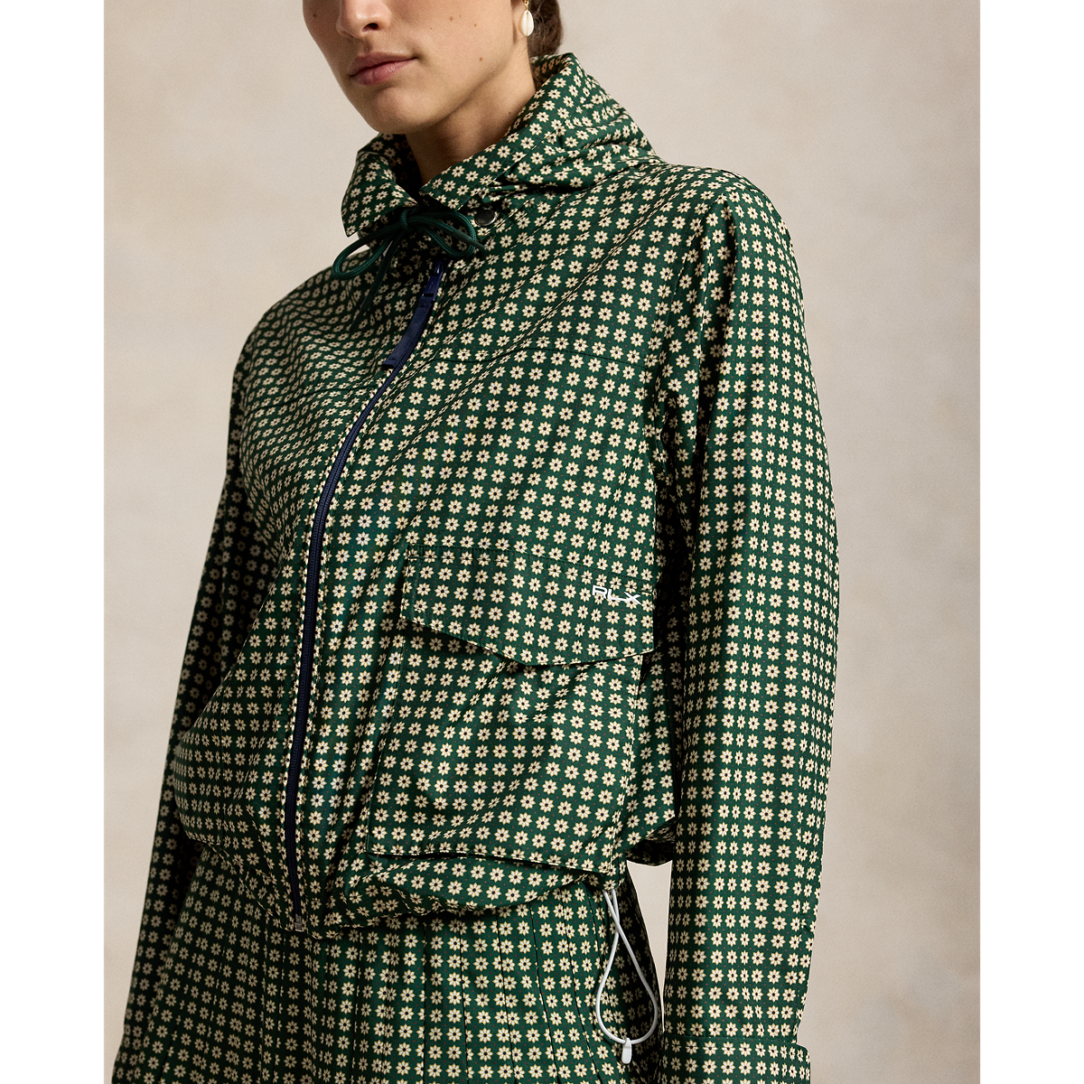 Ralph Lauren RLX PRINTED MICRO RIPSTOP RAIN JACKET