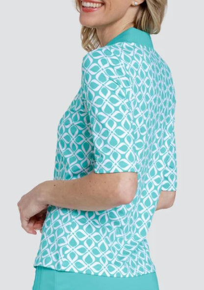 Tail LIMELIGHT SHIMMER Jezel 3/4 Sleeve Top